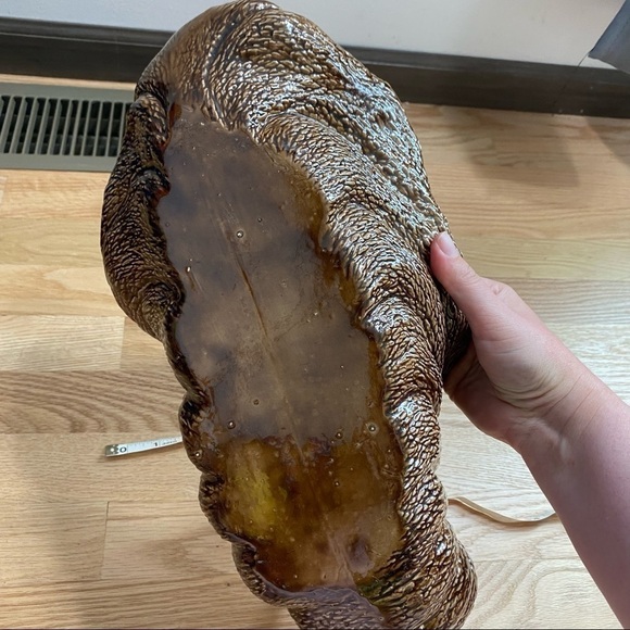 Vintage Ceramic Cornucopia Brown Thanksgiving Fall Decoration - Picture 10 of 10